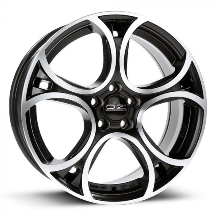 Cerchio OZ: WAVE / MATT BLACK DIAMOND CUT